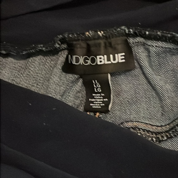 Women’s large maternity blue jeans, denim - Picture 3 of 5